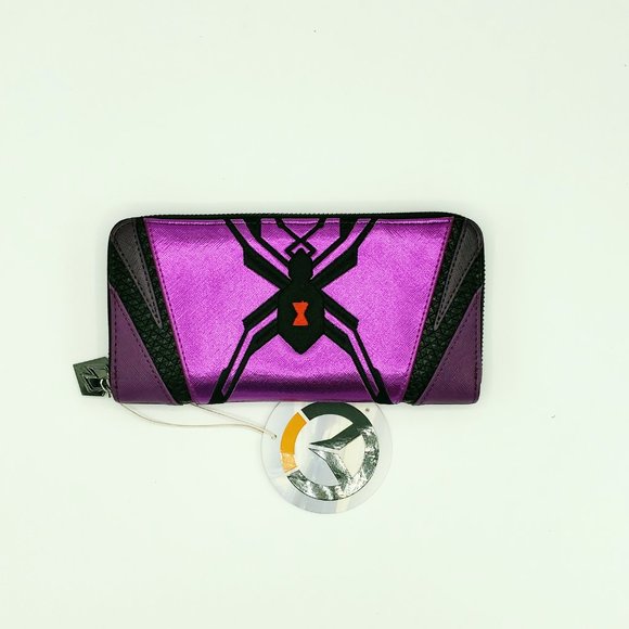 Loungefly Purple and Black Spider Backpack and Wallet Set main image 13